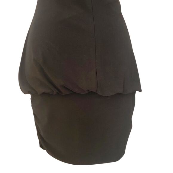 Taboo vintage Y2k Black Bodycon Rhinestone party sexy Mini Dress - Picture 12 of 15